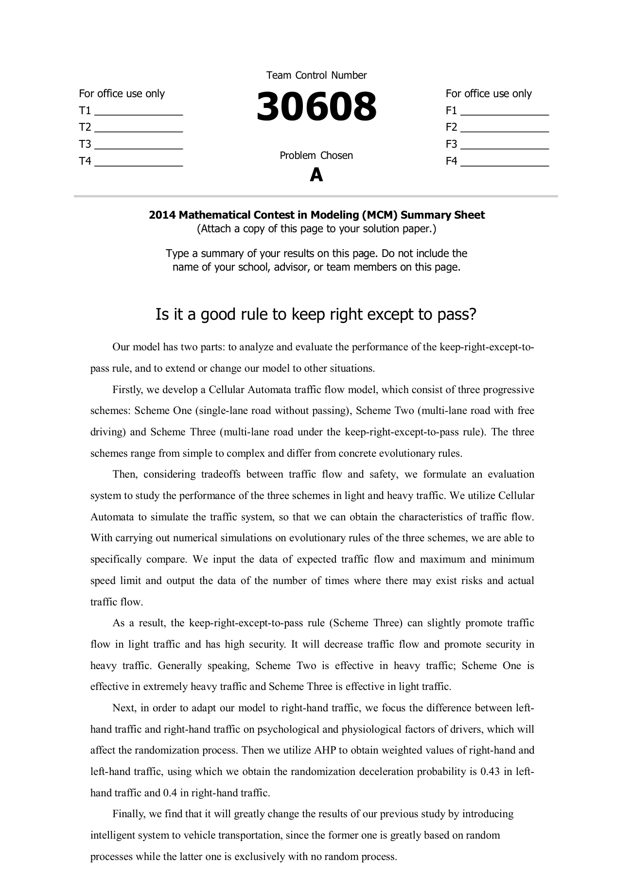 Is it a good rule to keep right except to pass? 第 1 页