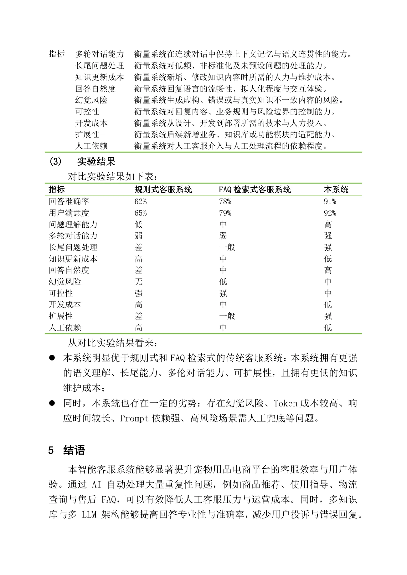 基于 Dify 和 RAG 的大语言模型智能客服系统的设计与实现 第 18 页